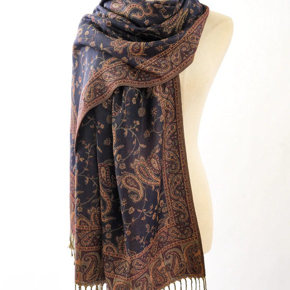 Pashmina Bohemian Style Shawl/Scarf - Picture 3 of 4
